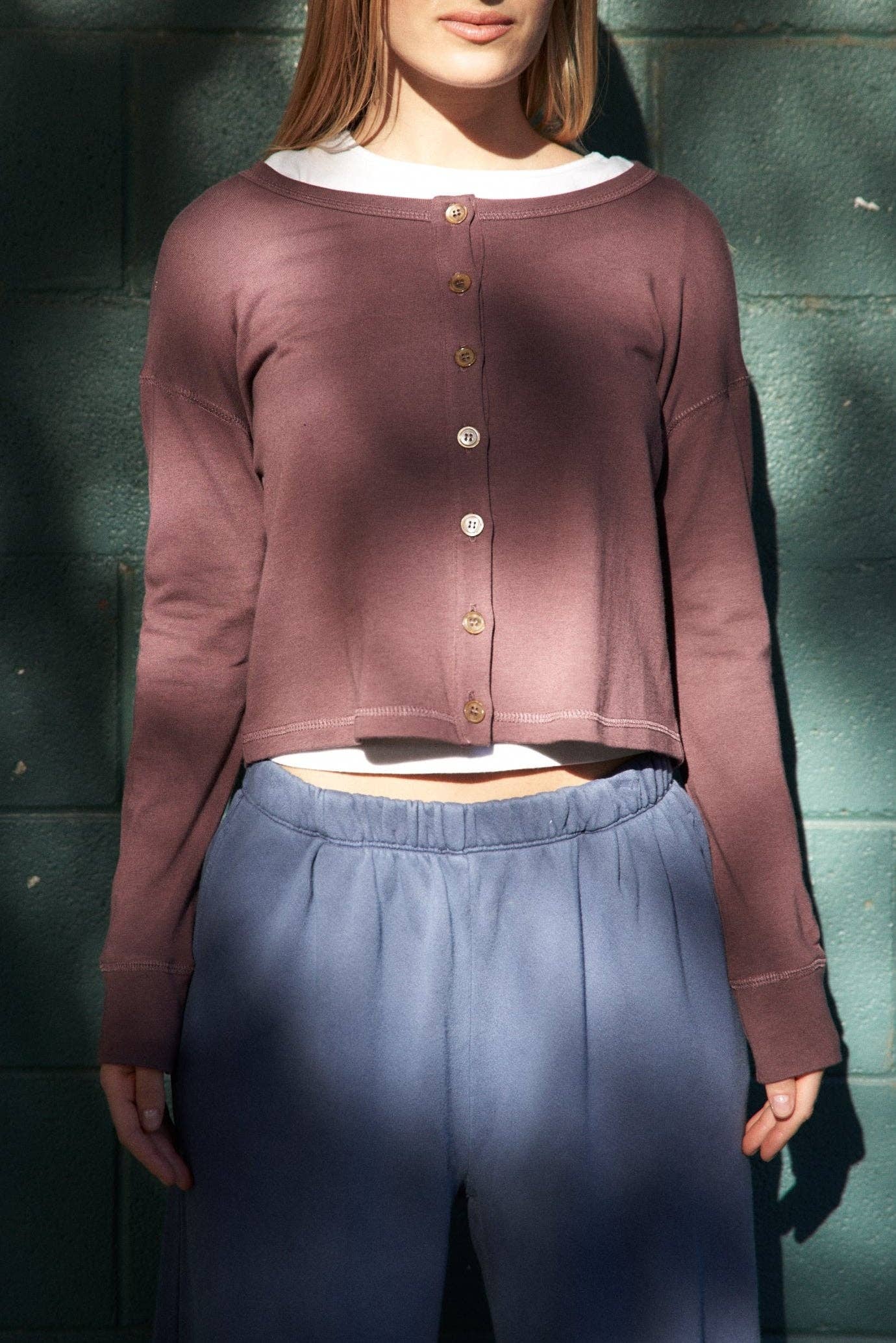 Hemp Boxy Cardigan | Espresso