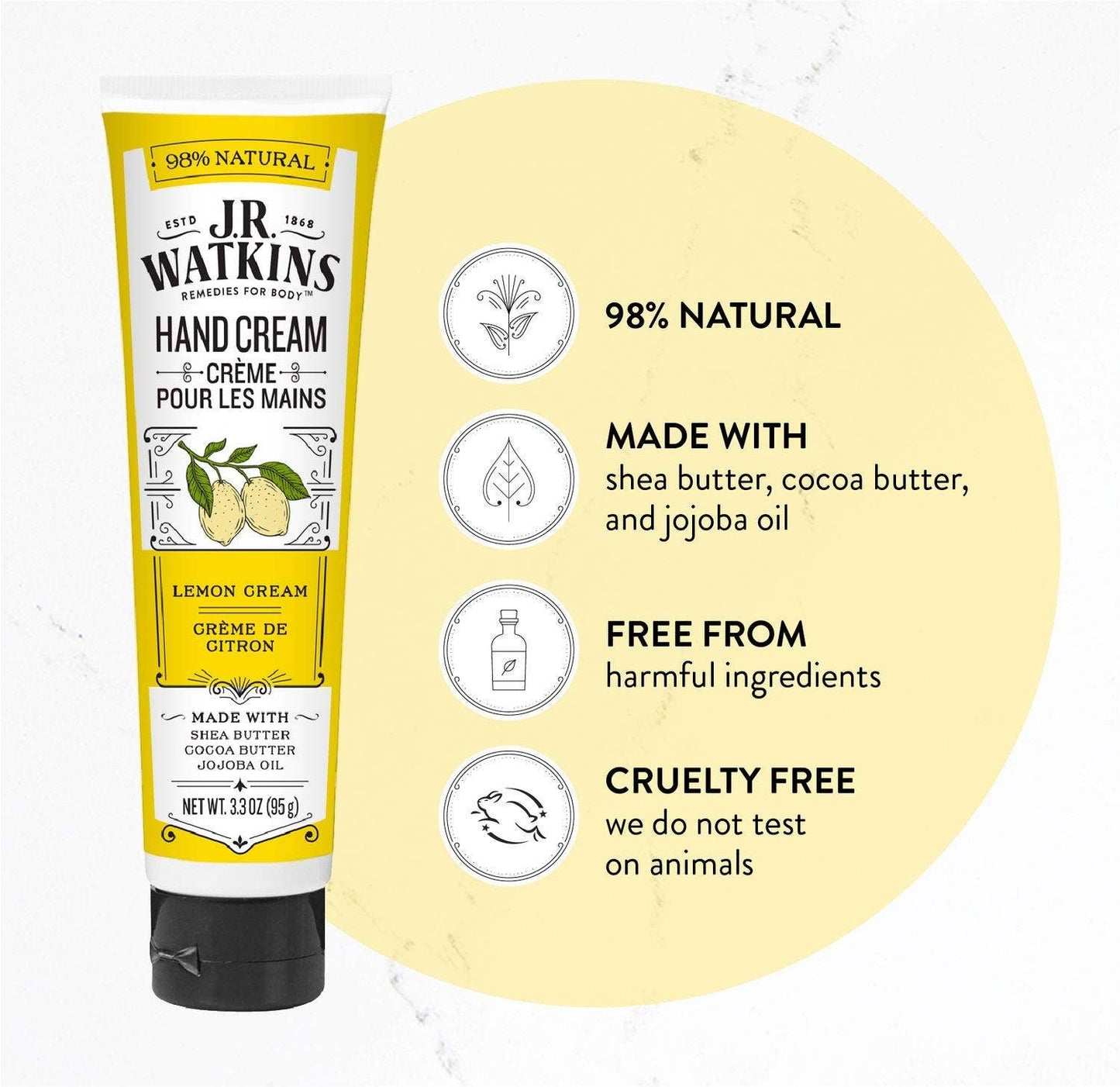 Natural Hand Cream | Lemon Cream