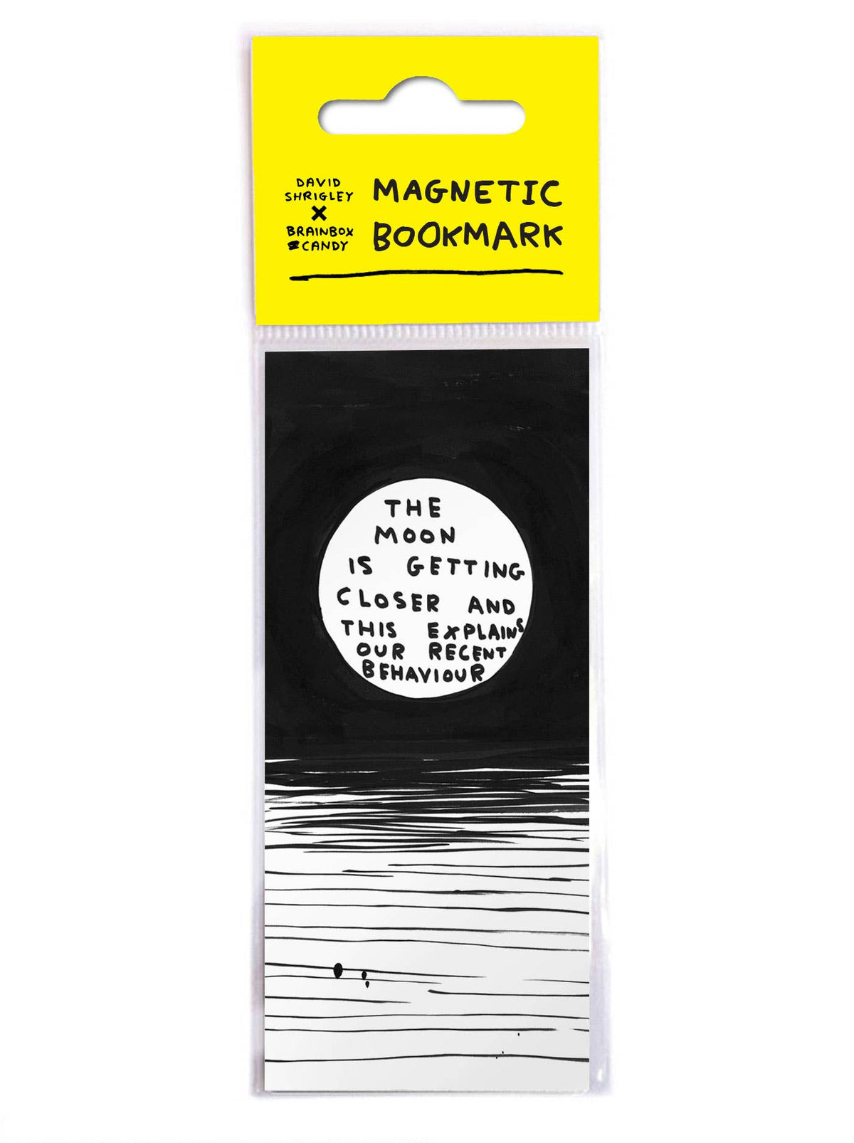 The Moon | Magnetic Bookmark x David Shrigley