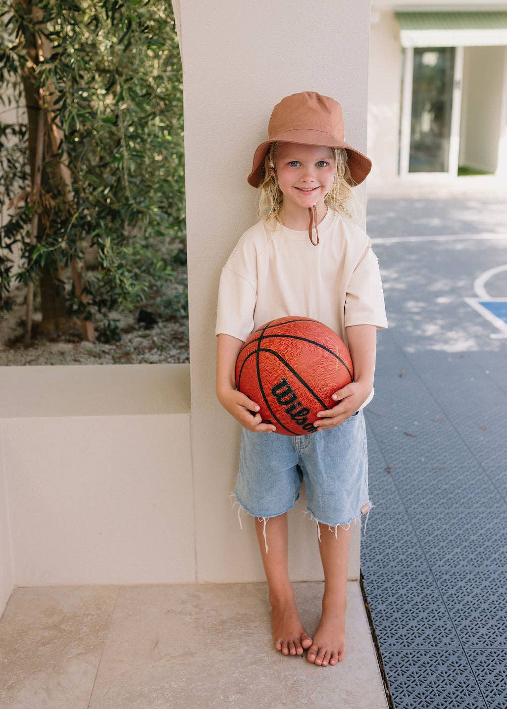 Wide Brim Bucket Hat | Coffee