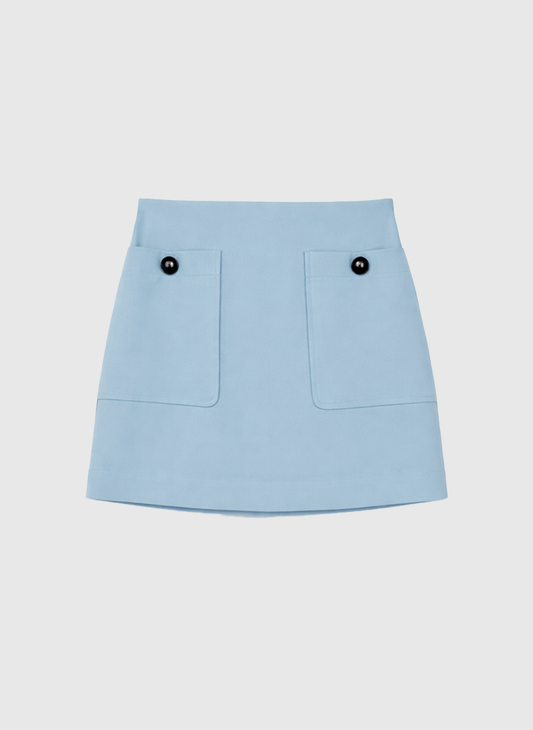 Gilmana Mini Skirt | Sky Blue