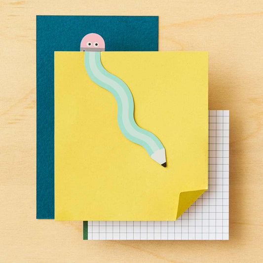 Blue Pencil | Steel Bookmark & Page Marker