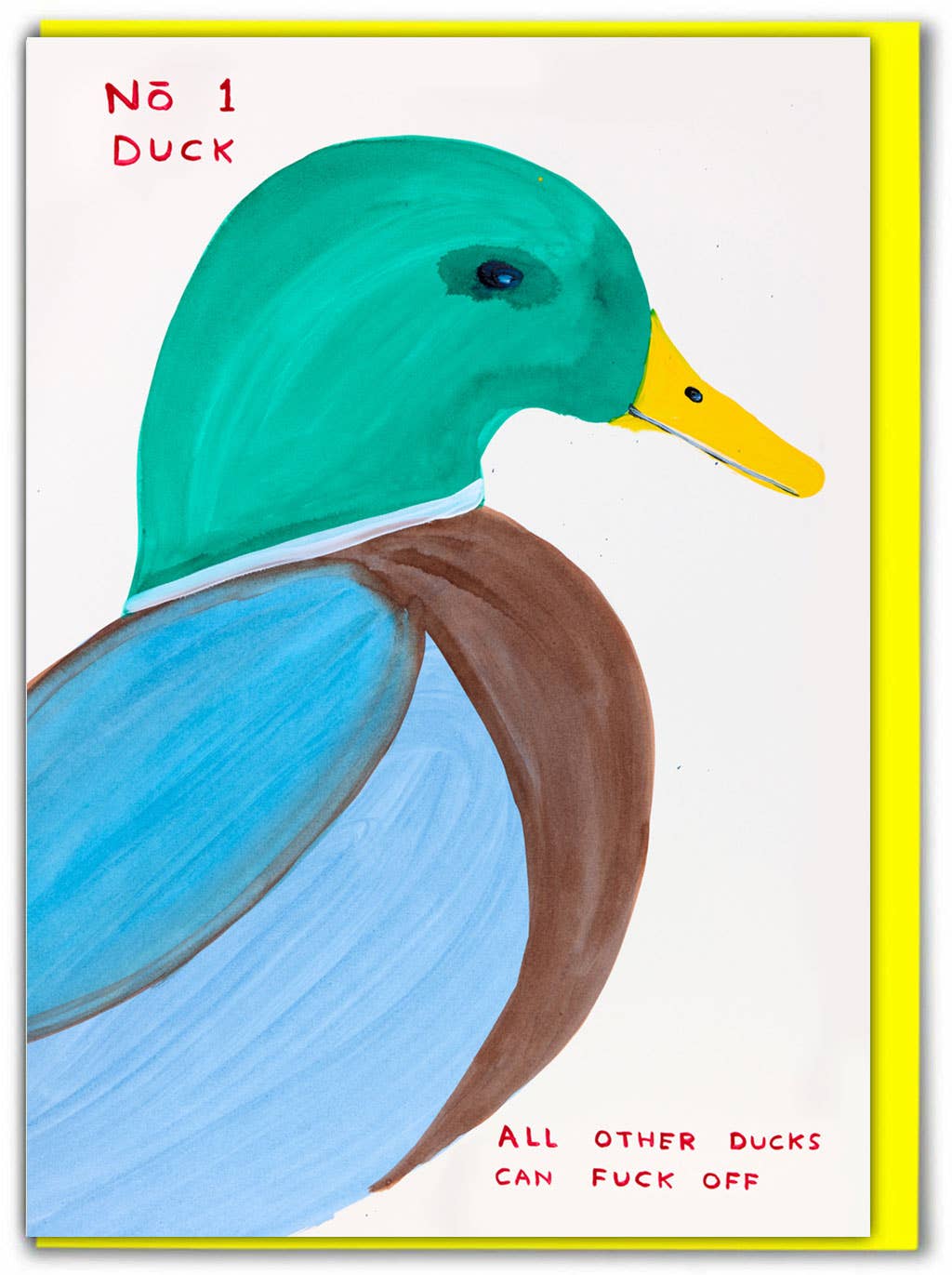 David Shrigley Card | No.1 Duck