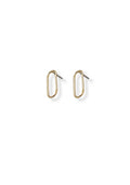 Oval Stud | Gold