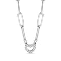 Heart Paperclip Necklace | more colours avail