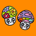 Enamel Pin - Mushroom Duo Set