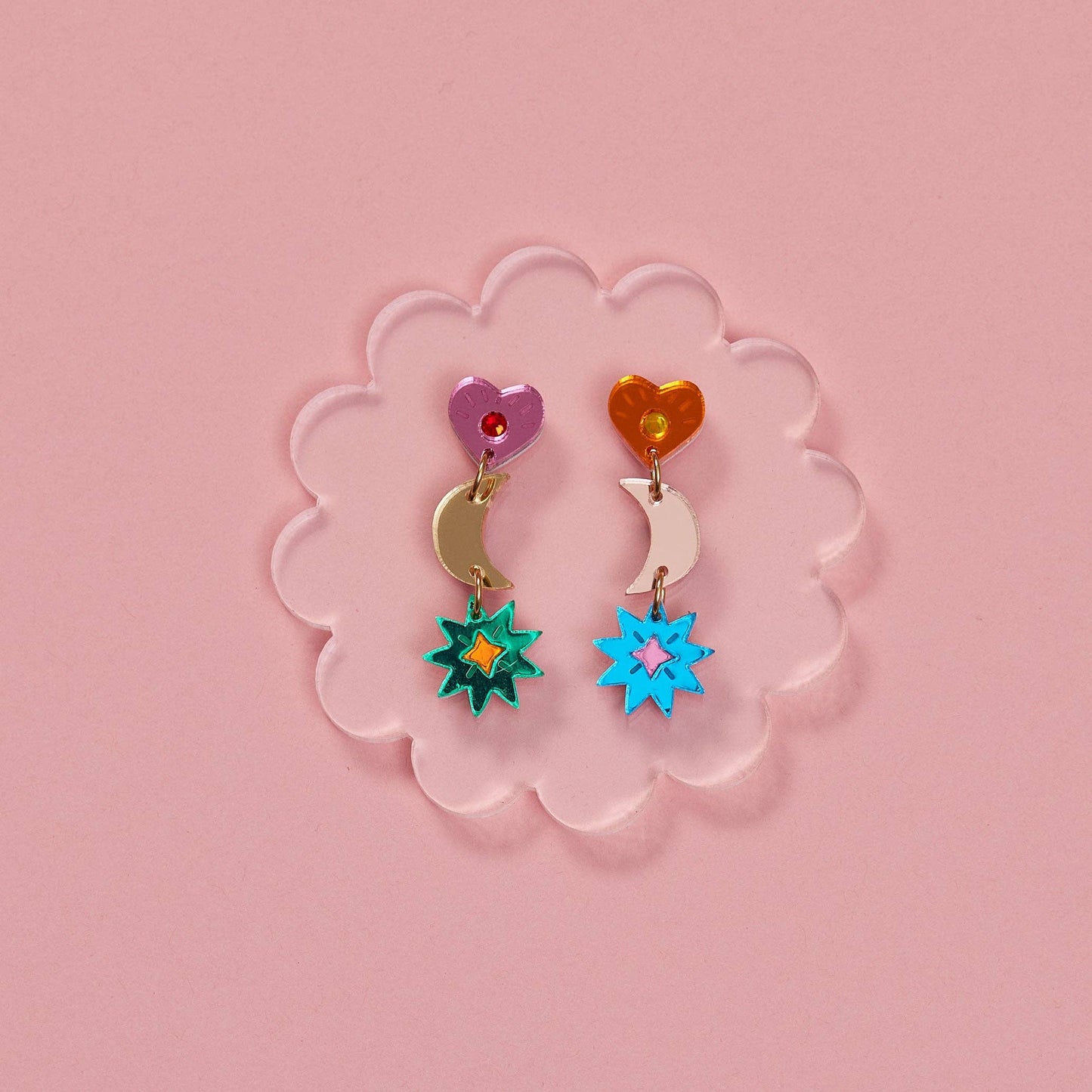 Mia Earrings | Rainbow