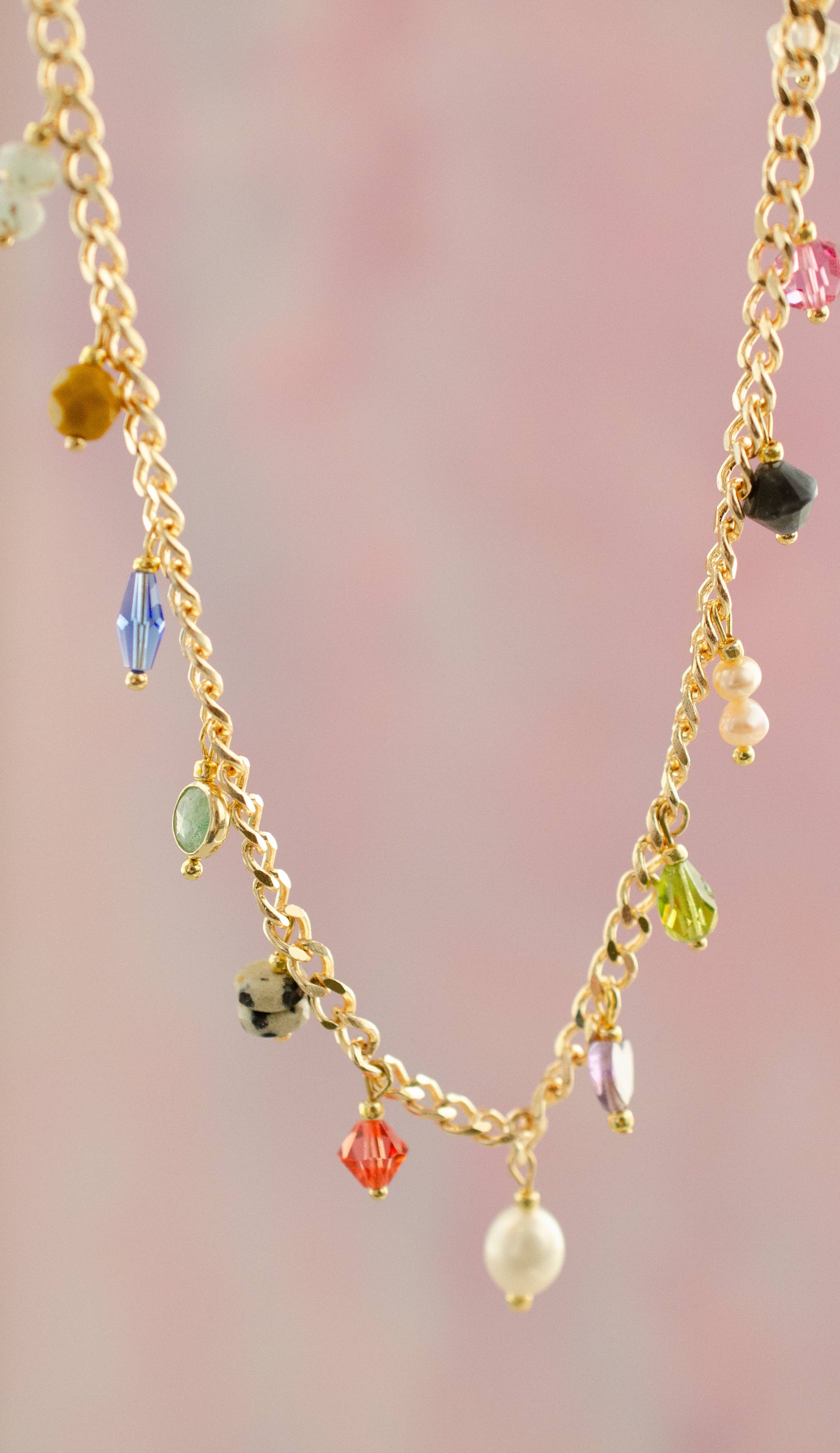 Multicharm Chain Necklace