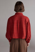 Plaid Blouse | Red Plaid