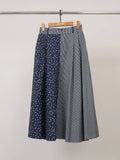 Mixed Print Midi Skirt | various colours