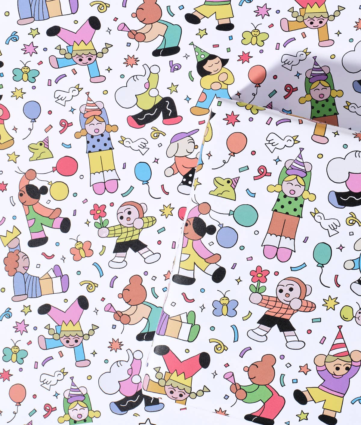 Dance Party Kids Gift Wrap | 1 Sheet
