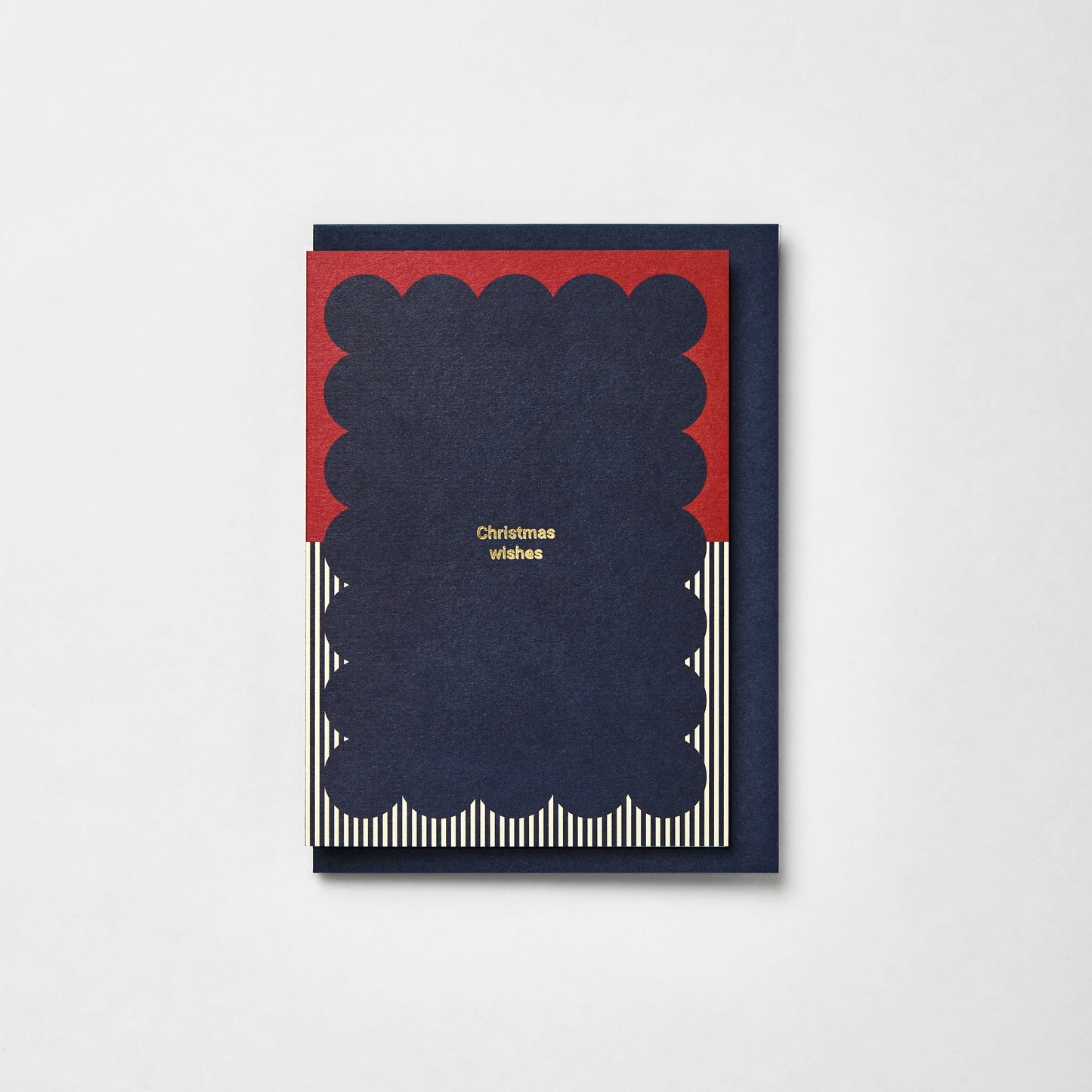 Christmas Wishes Gold foil card