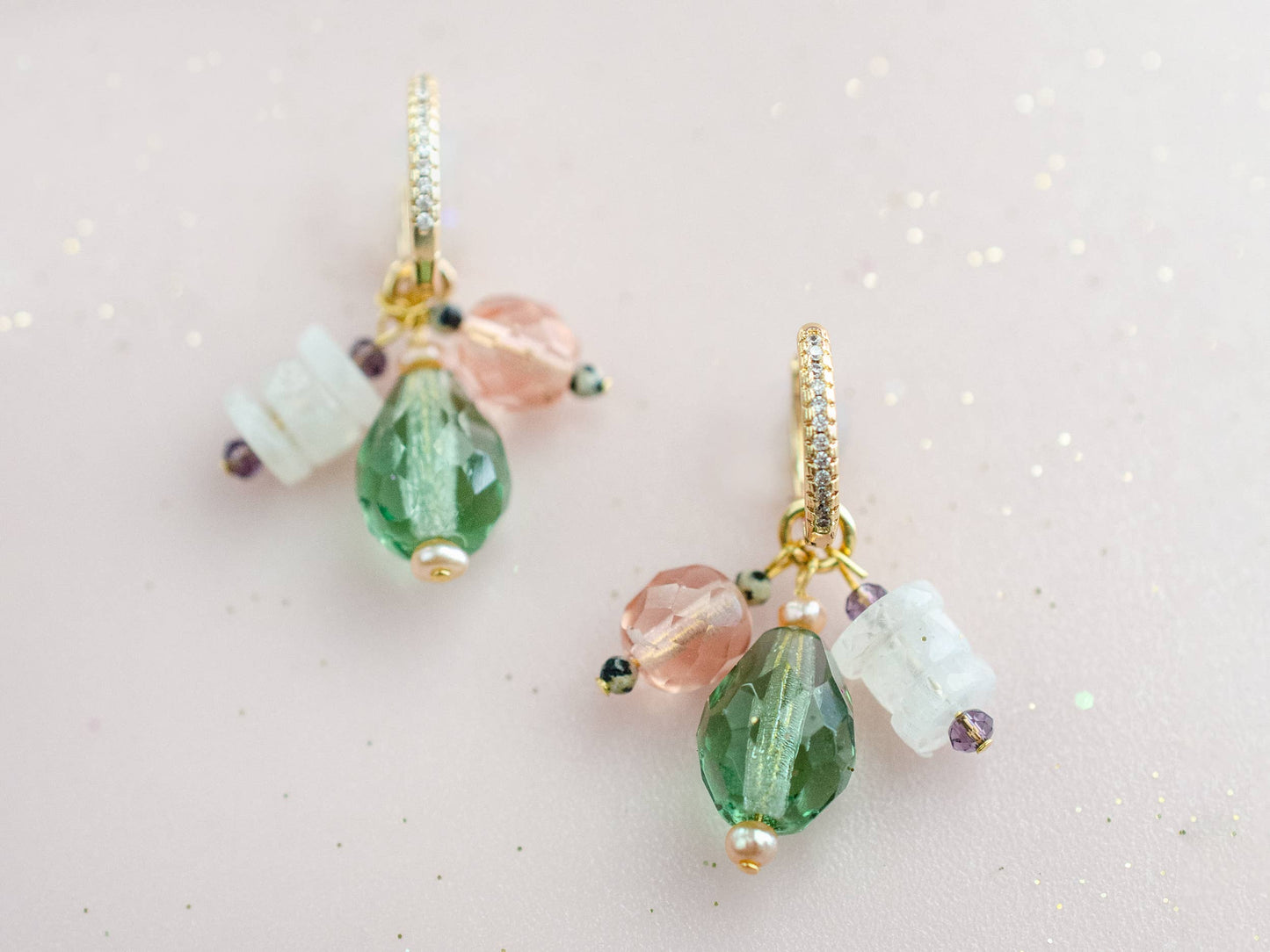 Isla | Charm Hoop Earrings