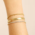 Herringbone Chain Bracelet | Gold