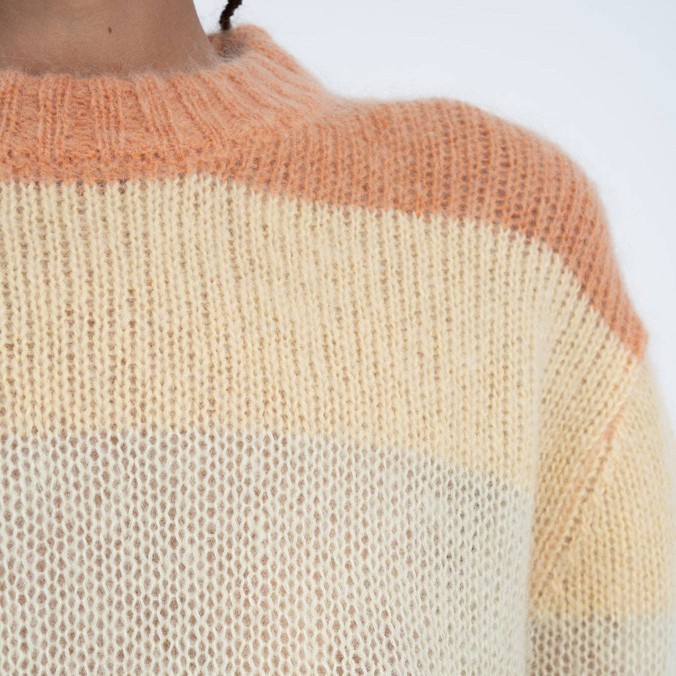Mohair Standard Sweater | Soft Sunset