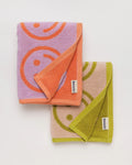 Hand Towel Set of 2 | Happy Lilac Ochre