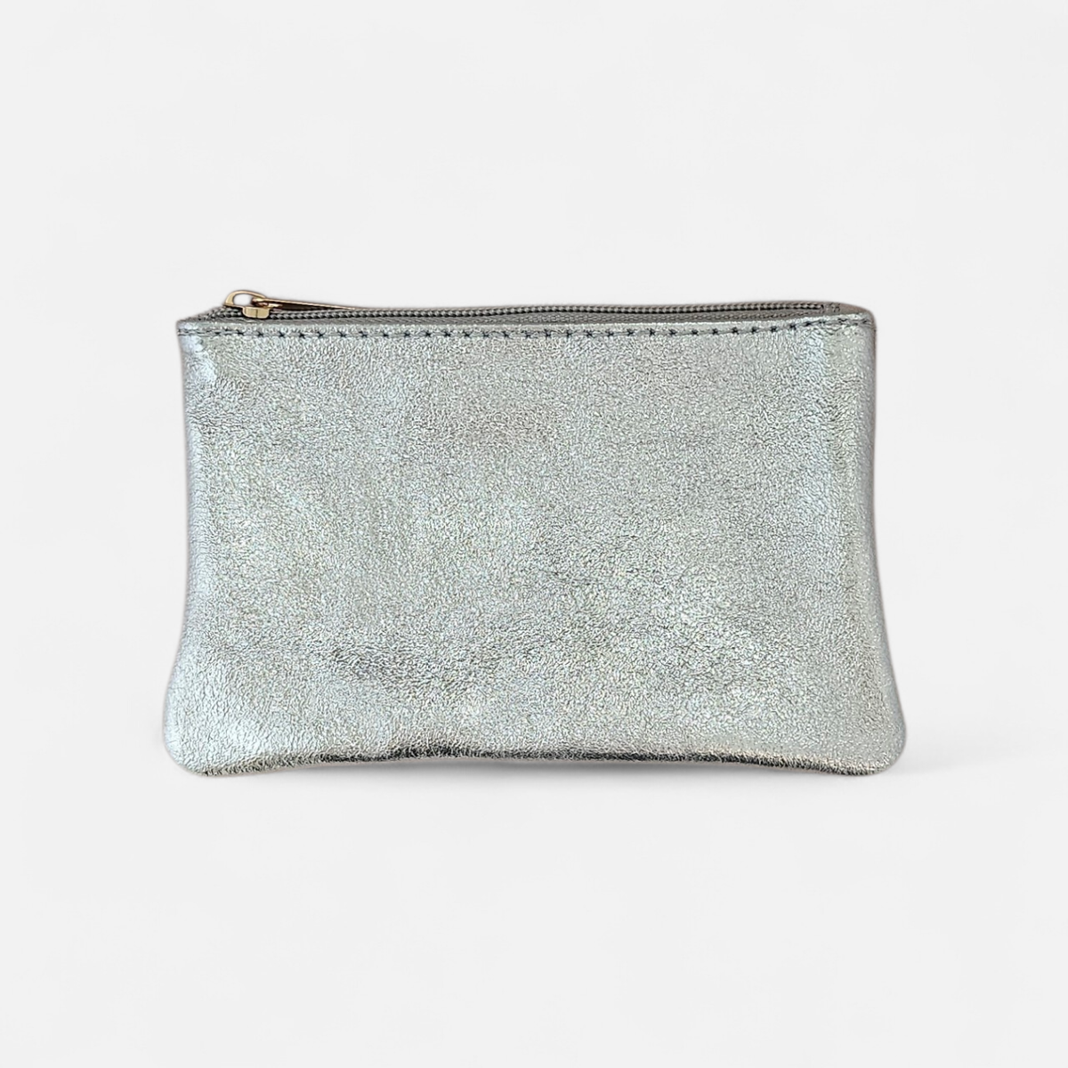 Metallic Leather Pouch | More Colours Available