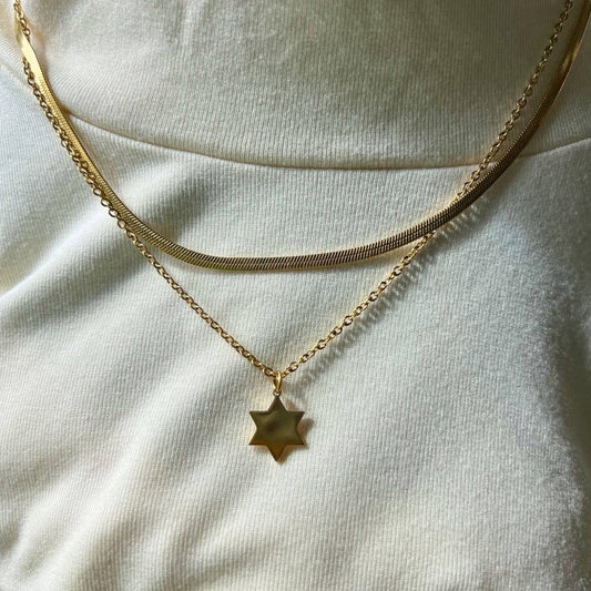 Magen David | Layered Necklace
