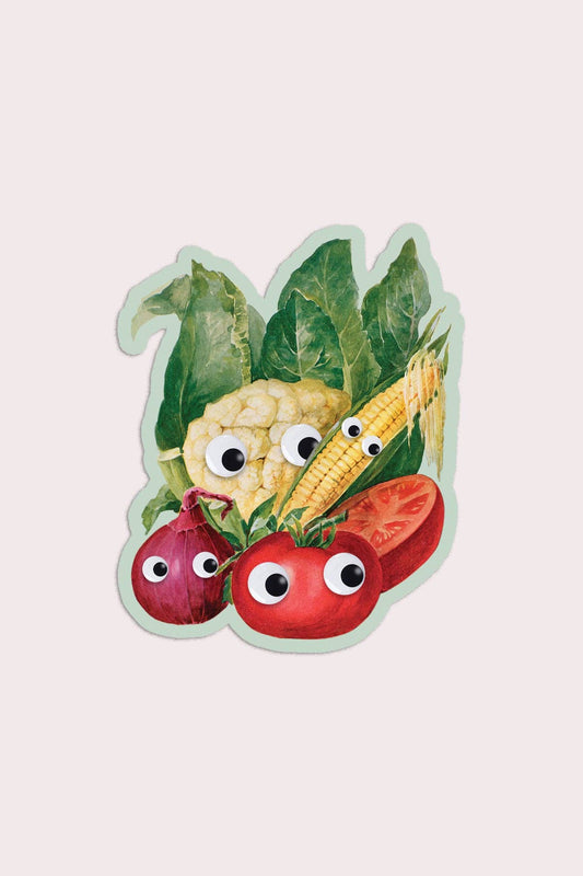 Vinyl Sticker | Googly Veg