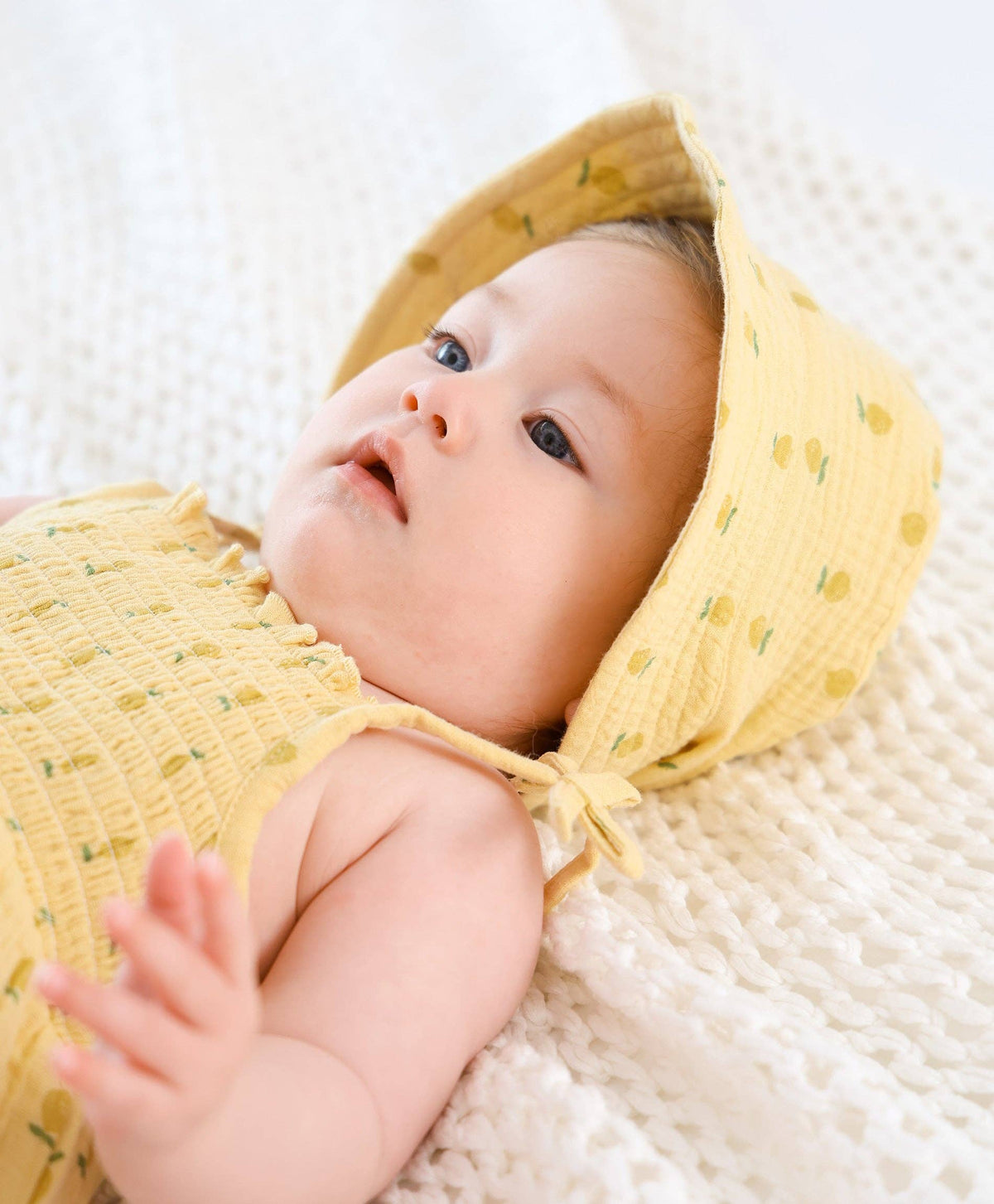 Cotton Muslin Bucket Hat | Lemons