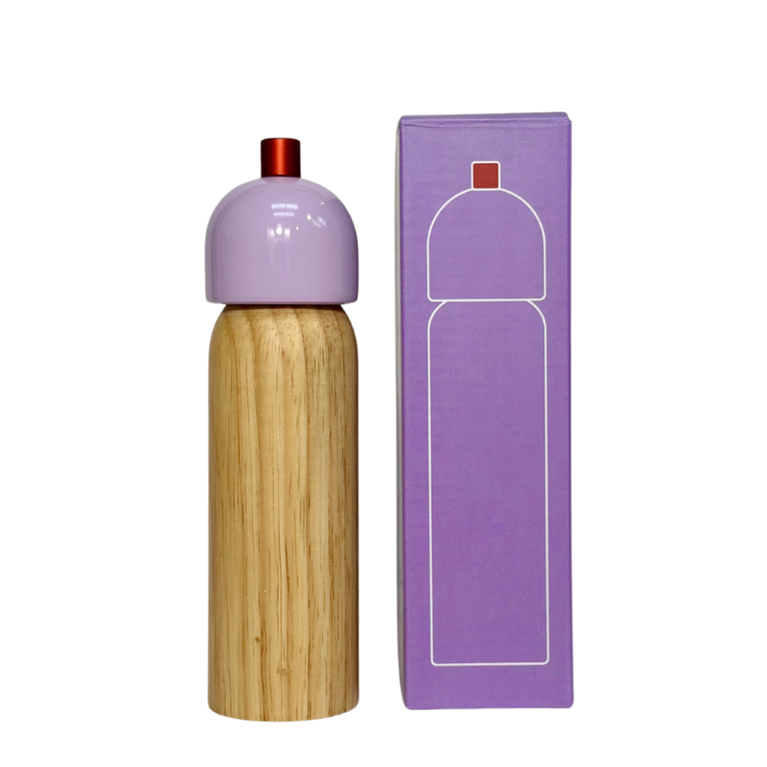 Salt & Pepper Grinder | Lilac & Red