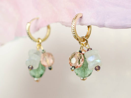 Isla | Charm Hoop Earrings
