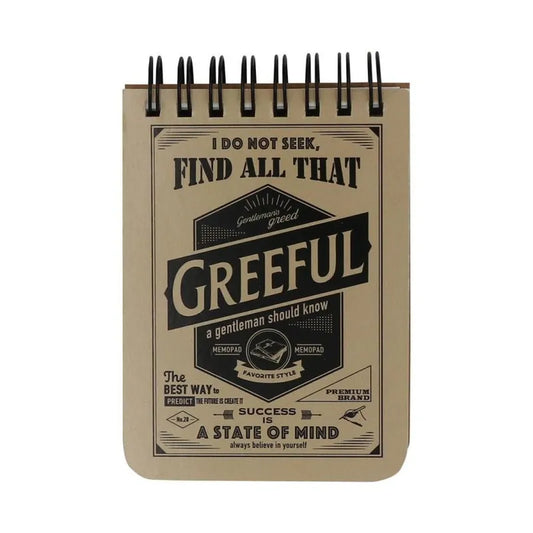 Greeful Memo Notepad | More Colours Available