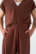Wide-leg Trousers | Chocolate