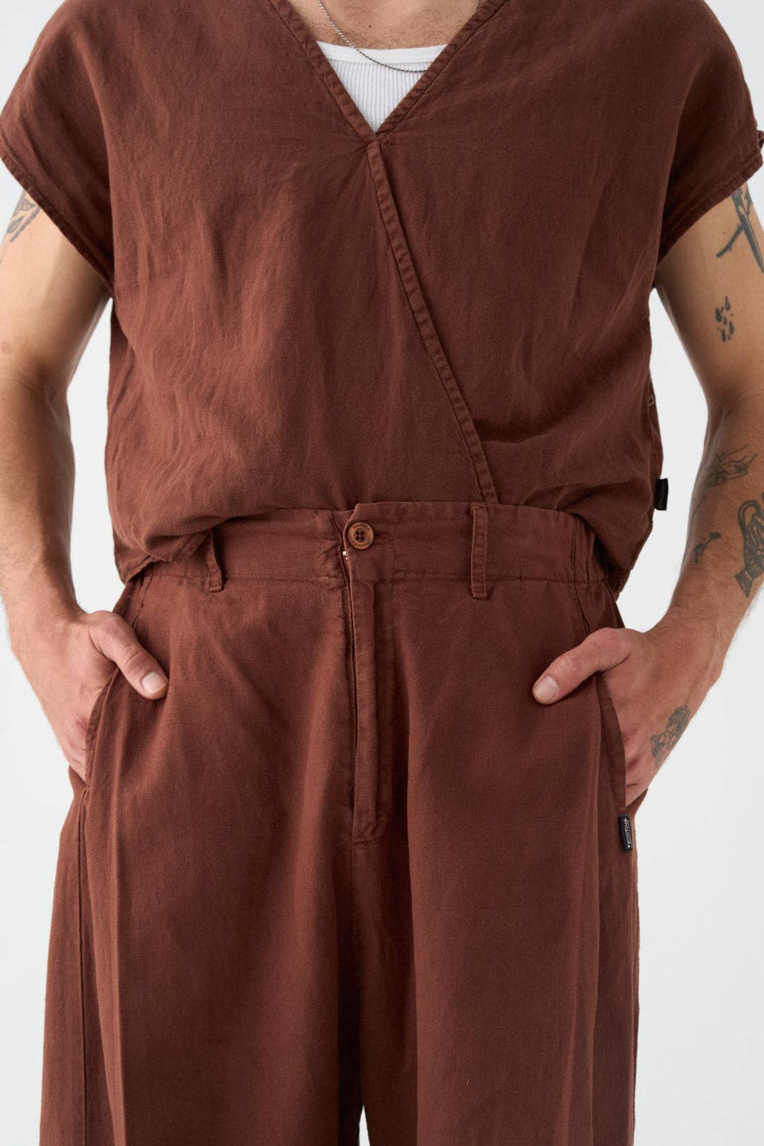 Wide-leg Trousers | Chocolate