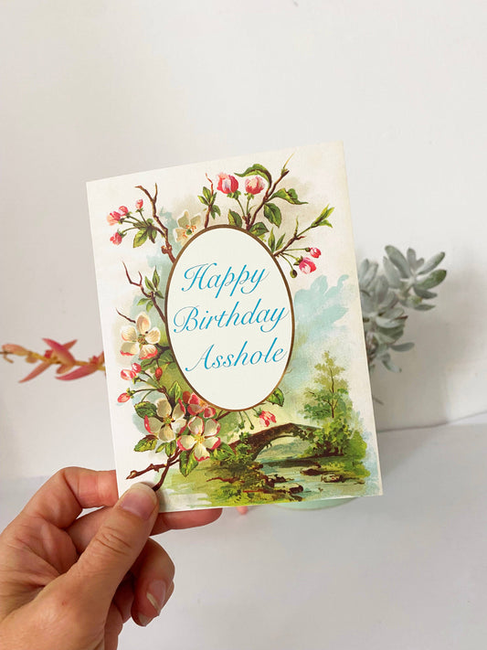 Happy Birthday Asshole | Birthday Card