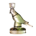 Batin Bird Candlestick | Green Glass