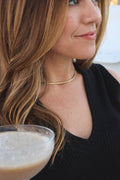 Herringbone Chain Necklace | Gold