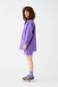 Cotton Overshirt | Lilac