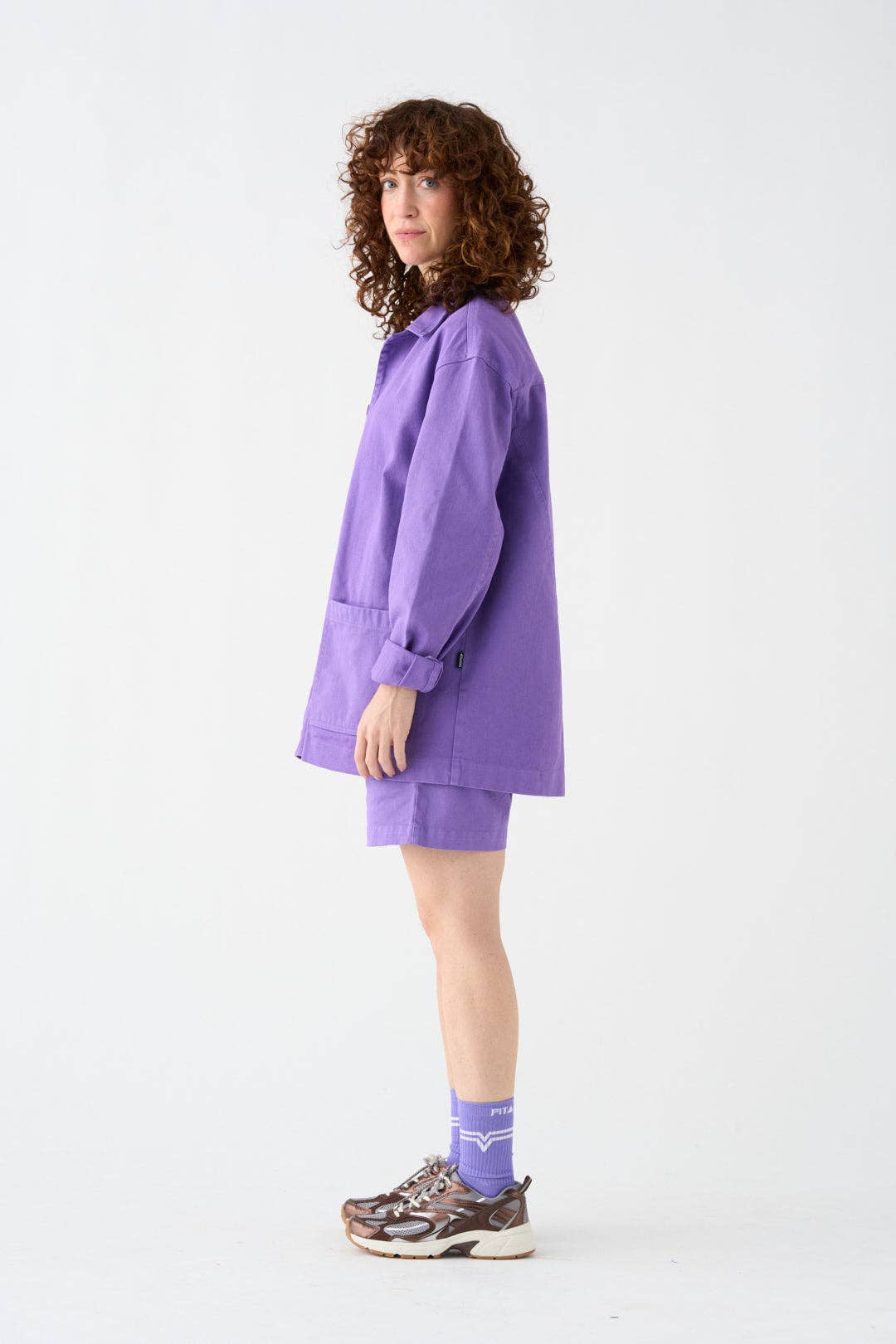 Cotton Overshirt | Lilac
