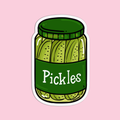 Pickles | Vinyl Textured Sticker