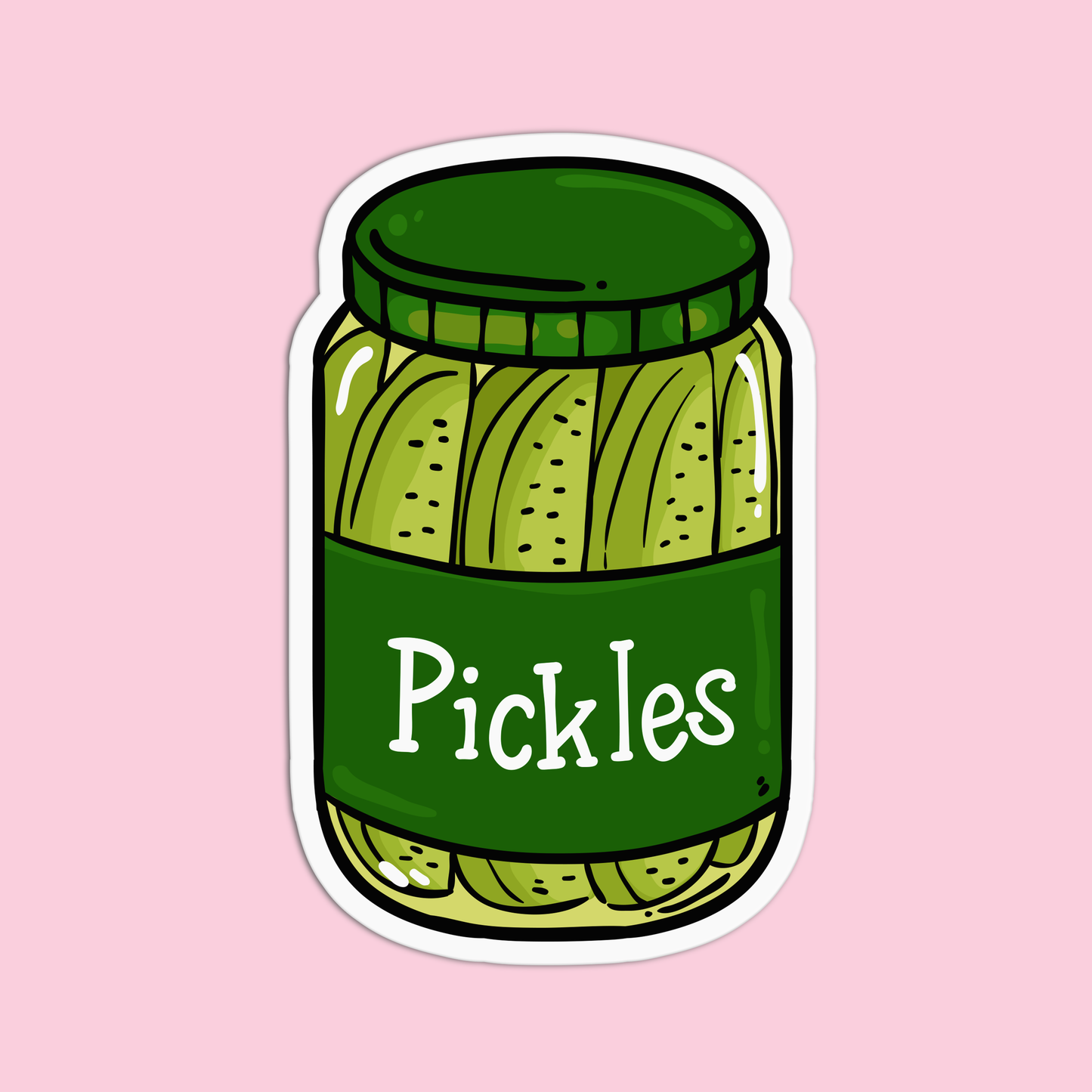 Pickles | Vinyl Textured Sticker