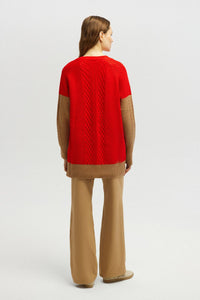 Colour Block Jacquard Knit Jumper