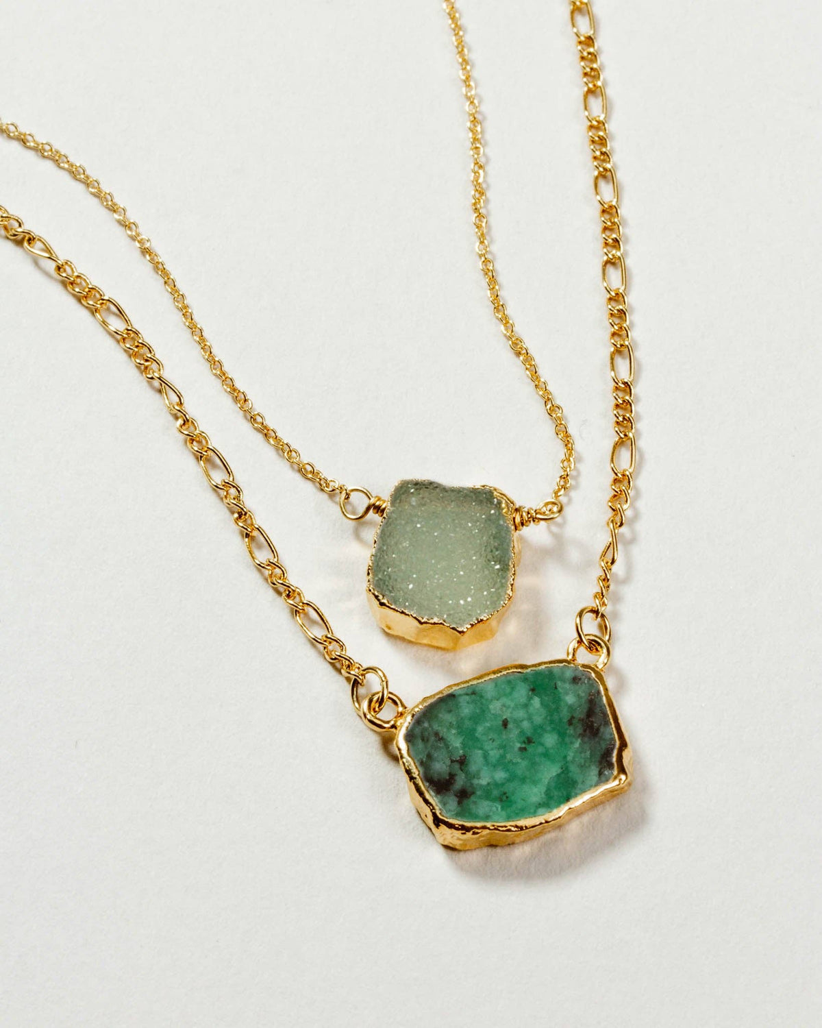 Power of Two Necklace Set | Emerald Sea
