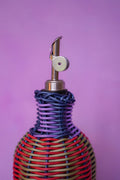 Oil Decanter | Red & Olive