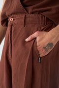 Wide-leg Trousers | Chocolate