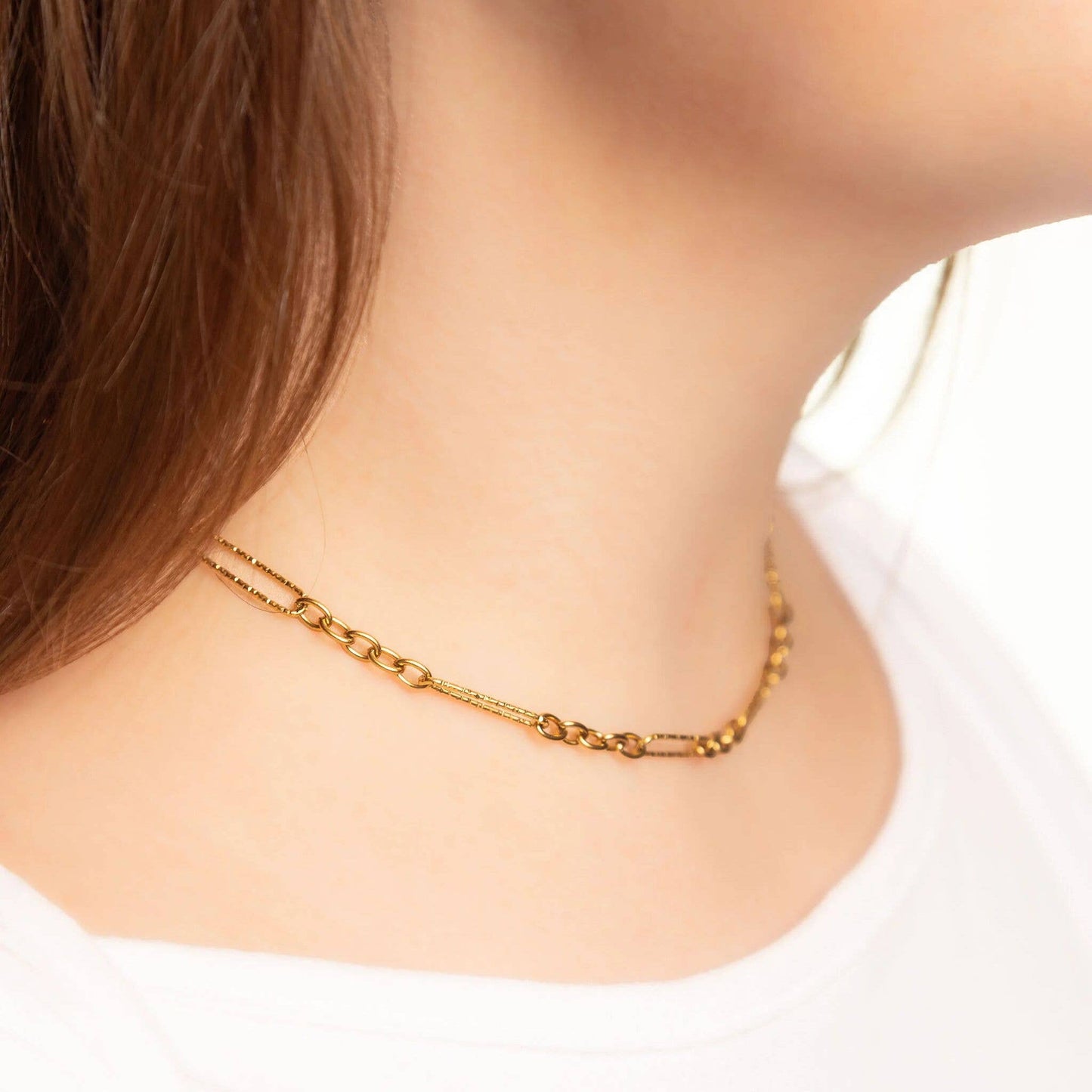 Paperclip\Chain Necklace | various colours
