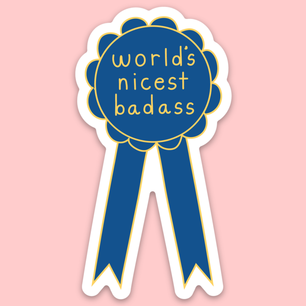 World's Nicest Badass | Sticker