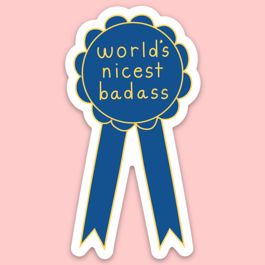 World's Nicest Badass | Sticker