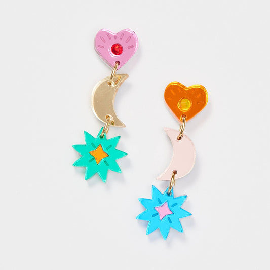 Mia Earrings | Rainbow