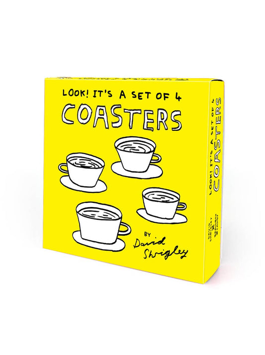 David Shrigley x Coaster Set | Set of 4