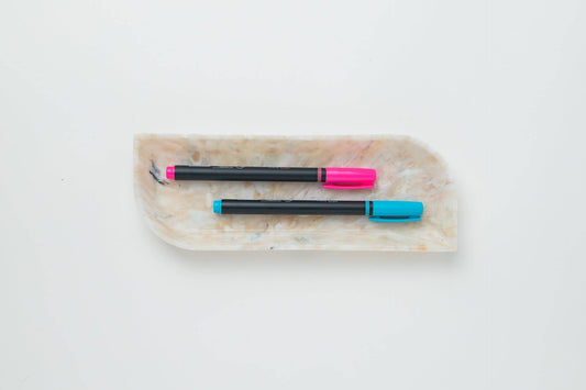 Leaf Pen Tray | White