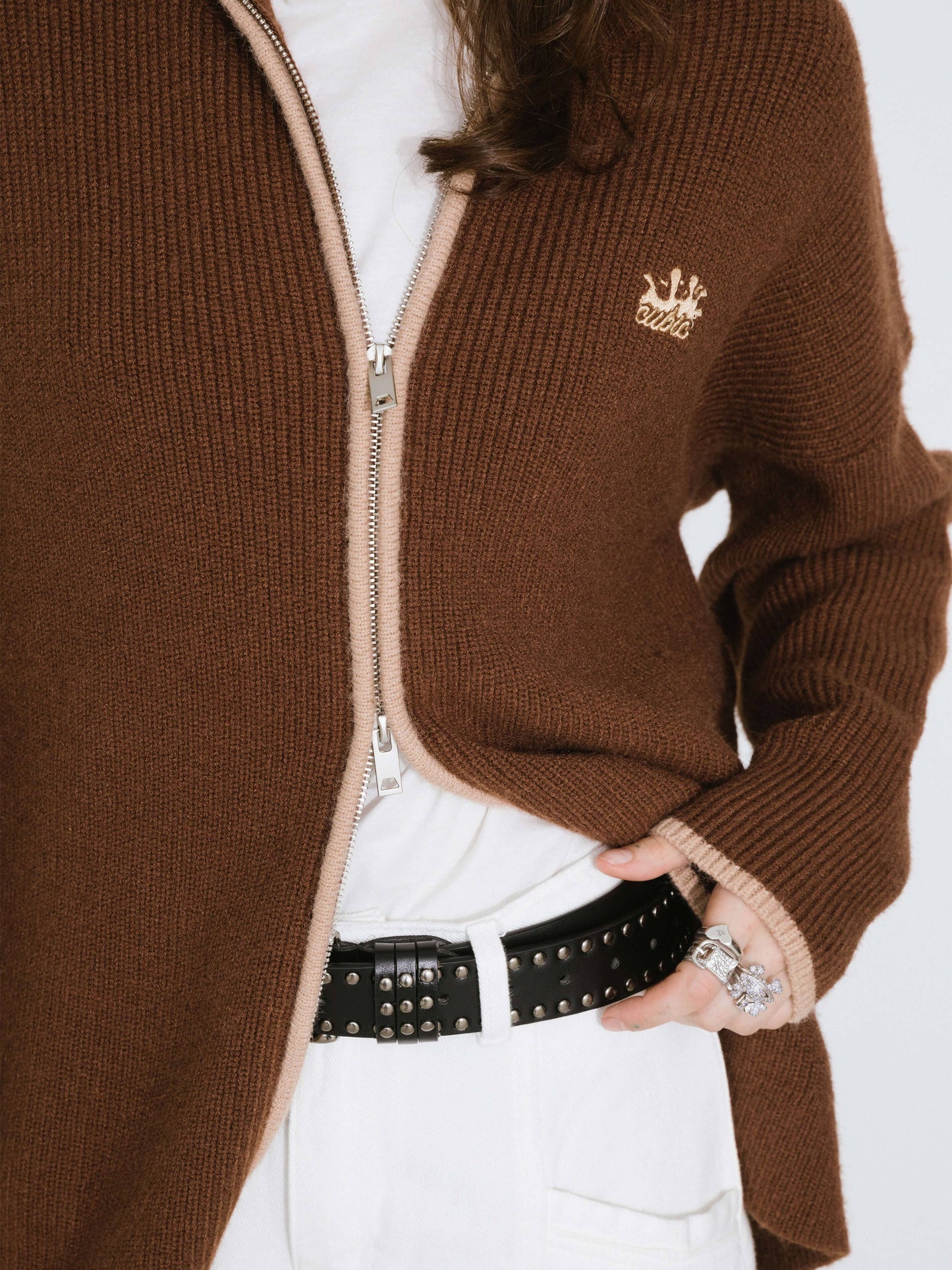 Zip Up | Knit Cardigan