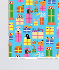 'Birthday Animals' Gift Wrap | 1 Sheet