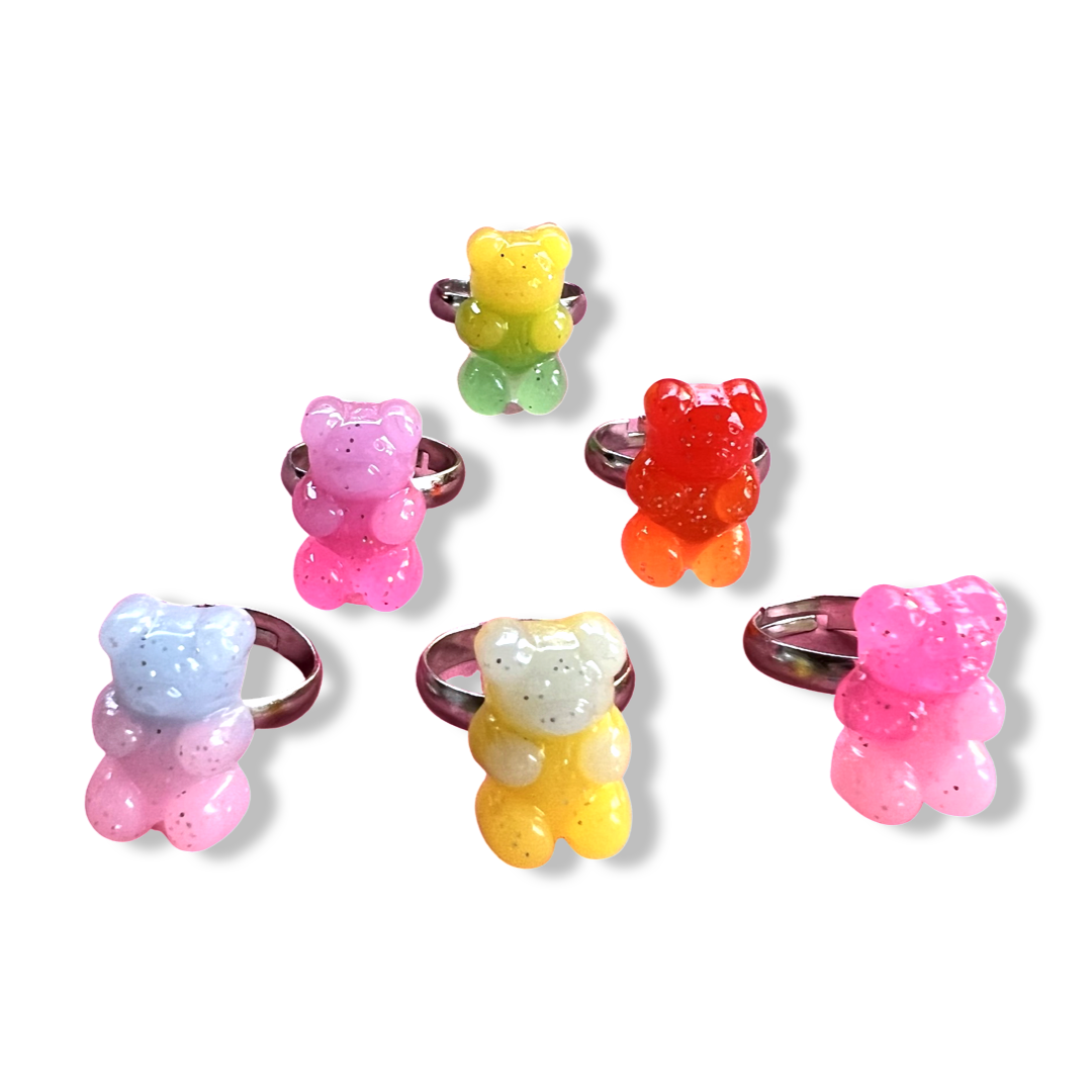 Gummy Bear Rings | Multicoloured