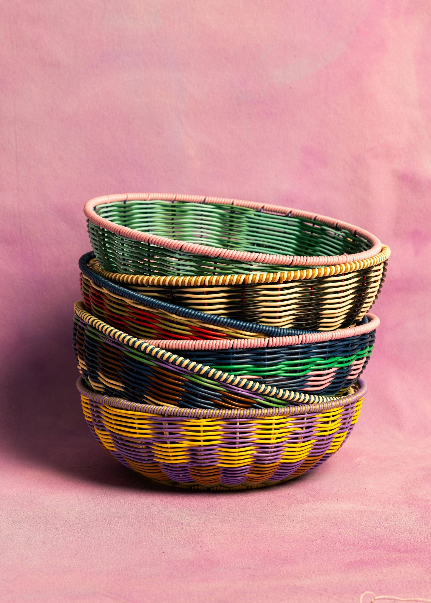 Woven Bowl | Brown/Green